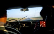 Driving East on the northern freeway towards Matanzas from Havana.
