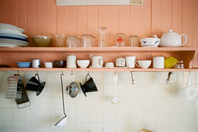 old kitchen in grand hotel bolinas