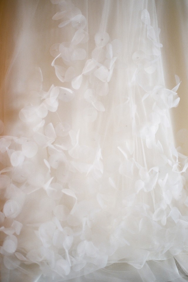 best wedding dress with ruffles white long