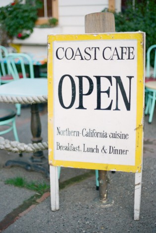 coast cafe sign bolinas california